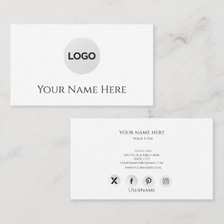 Carte De Visite Business Card