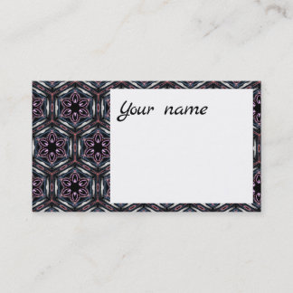 Carte De Visite Business Card Jimette Design black and pink