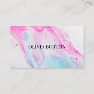 Carte De Visite Business card with stripe.
