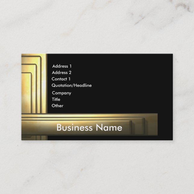 Carte De Visite business_gold (Devant)