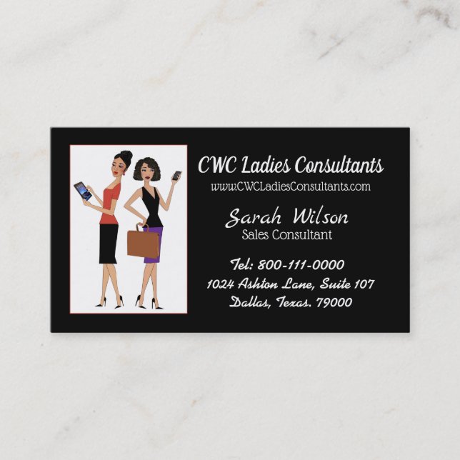 carte de visite "Business Women" (Devant)