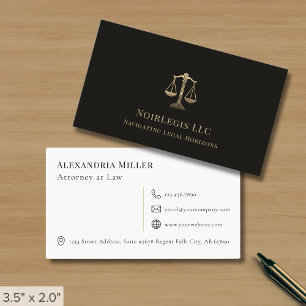 Carte De Visite Cabinet de droit simple et élégant