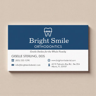 Carte De Visite Cabinet d'orthodontie moderne