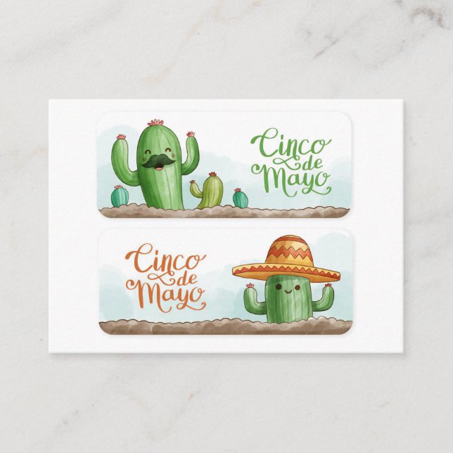 Carte De Visite Cactus Mayo (Devant)