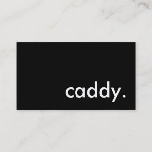 Carte De Visite caddy.