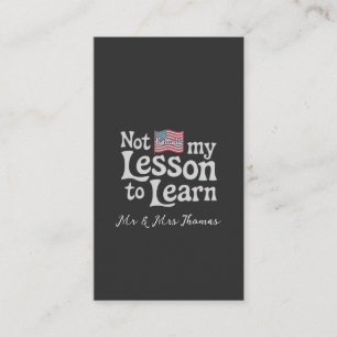 Carte De Visite Cadeau de motivation stimulante pour ne pas appren