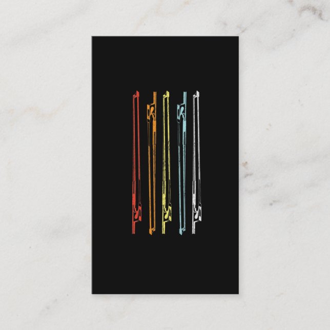 Carte De Visite Cadeau du joueur aux instruments à cordes pour mus (Devant)