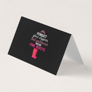 Carte De Visite Cadeau pompier   J'Ai Éteint Le Pompier