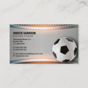 Carte De Visite Cadeaux modernes de sports du car   du football