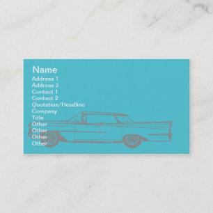 Carte De Visite Cadillac - Affaires
