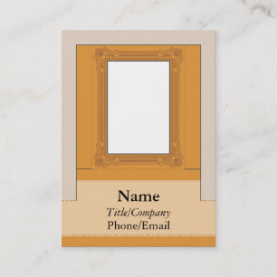 Carte De Visite Cadre de tableau de moniteur d'ordinateur