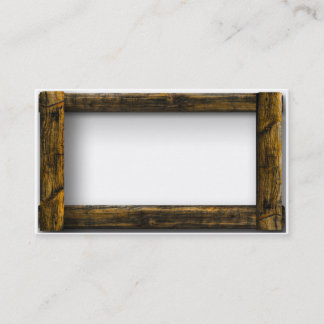 Carte De Visite Cadre en bois