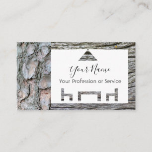 Carte De Visite Cadre en bois pour design d'intérieur et mobilier 