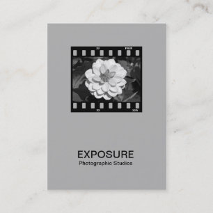 Carte De Visite Cadre film 35mm 01 - Gris