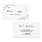 cadre vert élégant géométrique