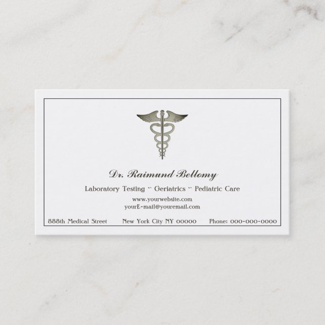 Carte De Visite Caduceus (Devant)