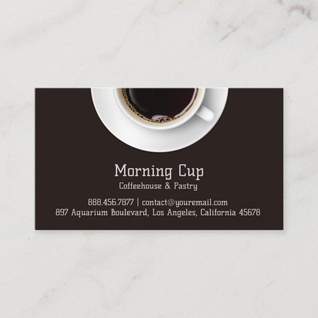 Carte de visite café (Devant)