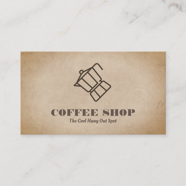 Carte De Visite Café (Devant)