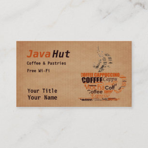 Carte De Visite Café