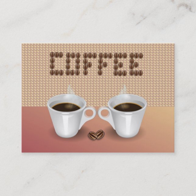 Carte De Visite Café (Devant)
