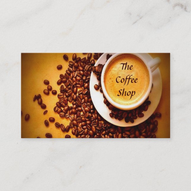 Carte De Visite Café (Devant)