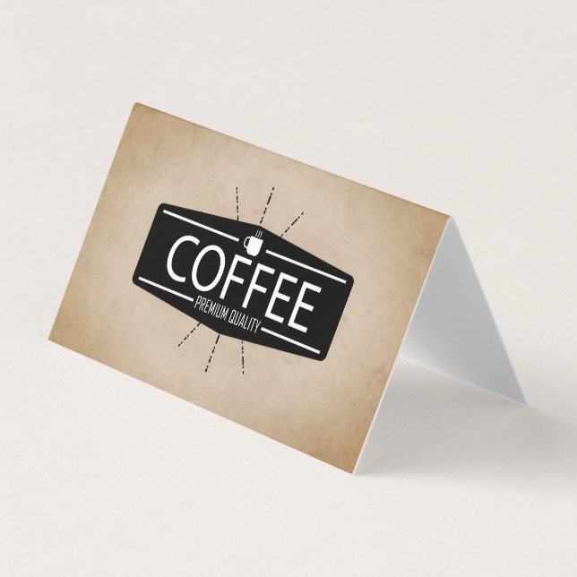 Carte De Visite Café | Barista (Devant)
