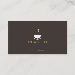 Carte De Visite Café Brown