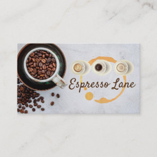 Carte De Visite Café Café Boisson chaude