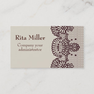 Carte De Visite café et amour