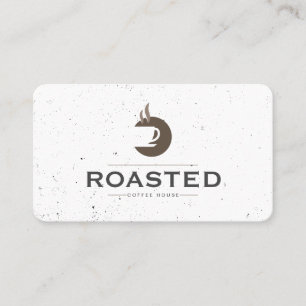 Carte De Visite Café et haricots à café