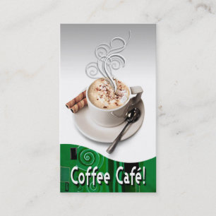 Carte De Visite Café gastronome "de Café de café", Capuccino, c