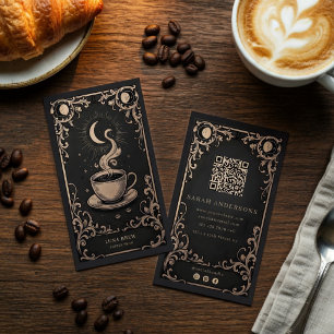 Carte De Visite Café   Marque Café Céleste Vintage