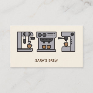 Carte De Visite café moderne minimaliste