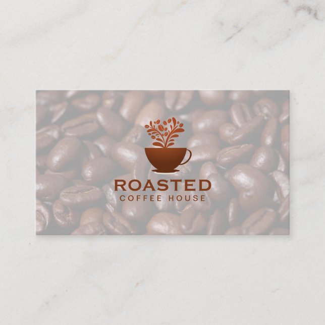 Carte De Visite Café Pot Café Fèves | Barista (Devant)