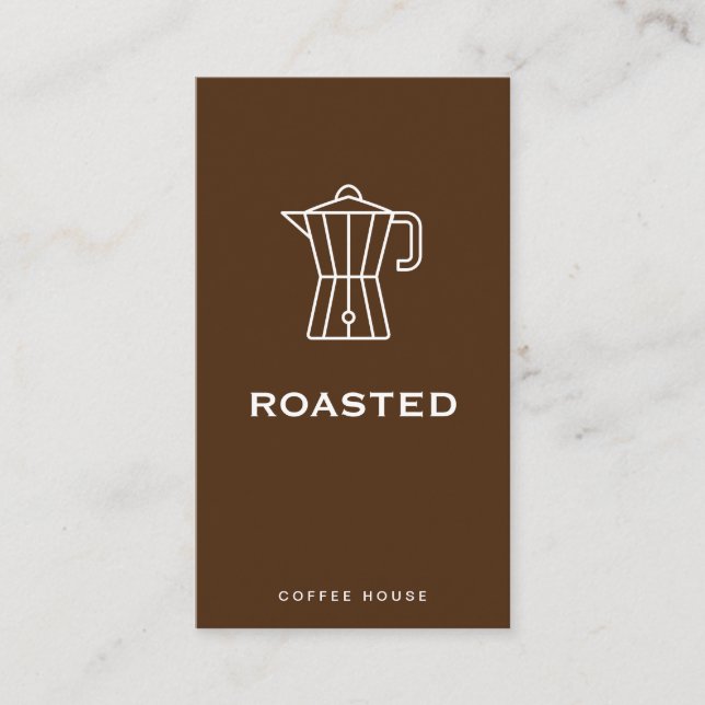 Carte De Visite Café | Presse française | Barista (Devant)