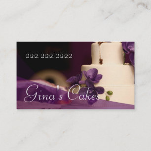 Carte De Visite Cake Shop Cupcakes Boulangerie Restauration