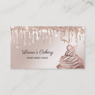 Carte De Visite Cakes & Sweets Cupcake Accueil Boulangerie Laisser