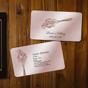 Carte De Visite Cakes & Sweets Cupcake Accueil Boulangerie Laisser