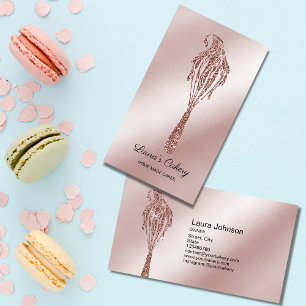 Carte De Visite Cakes & Sweets Cupcake Accueil Boulangerie Laisser