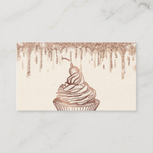 Carte De Visite Cakes & Sweets Cupcake Accueil Boulangerie Laisser