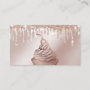 Carte De Visite Cakes & Sweets Cupcake Accueil Boulangerie Laisser