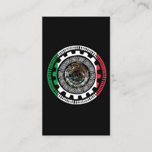 Carte De Visite Calendrier maya historique mexicain Aztec Mexique