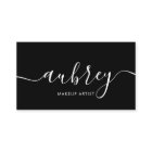 Calligraphie de script sophistiqué Noir minimal