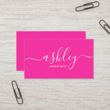 Calligraphie Rose Élégante et Moderne pour Femme
