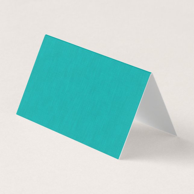 Carte De Visite Calme & simple Fond texturé turquoise (Devant)