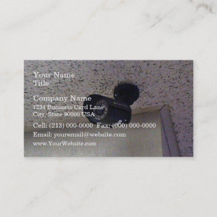 Carte De Visite Caméra de sécurité