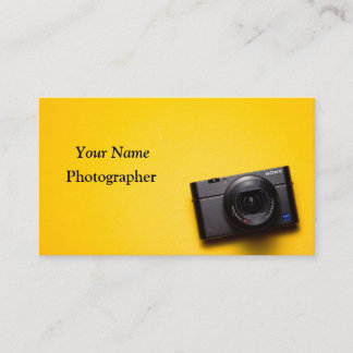 Carte De Visite Caméra photographe