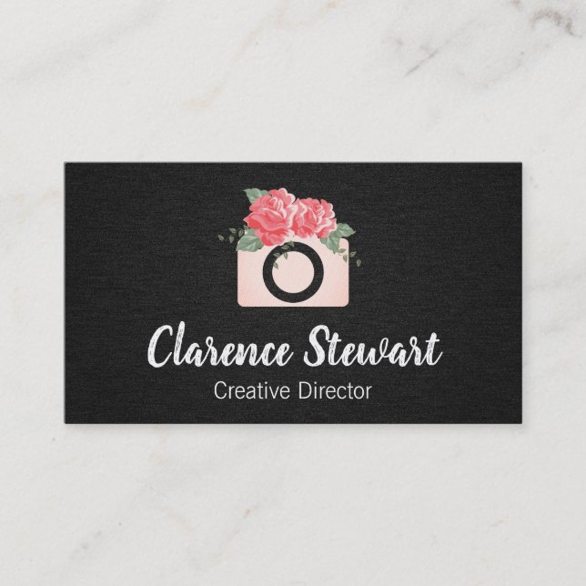 Carte De Visite Caméra | Photographie (Devant)