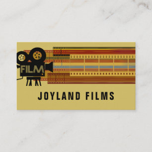 Carte De Visite Caméra vidéo de film Réalisateur de film Mariage t