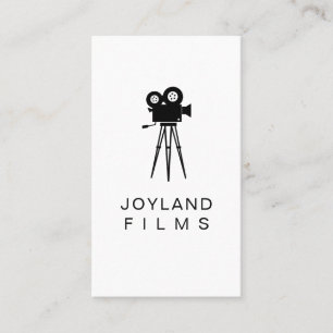 Carte De Visite Caméra vidéo de film Réalisateur de film tournage 